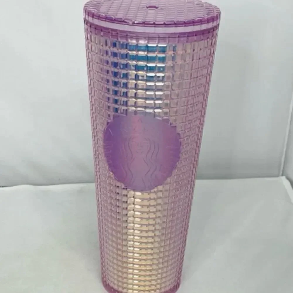 Starbucks Summer 2021 Purple Blue Ombre Studded Venti Tumbler Cup 24 fl oz Good